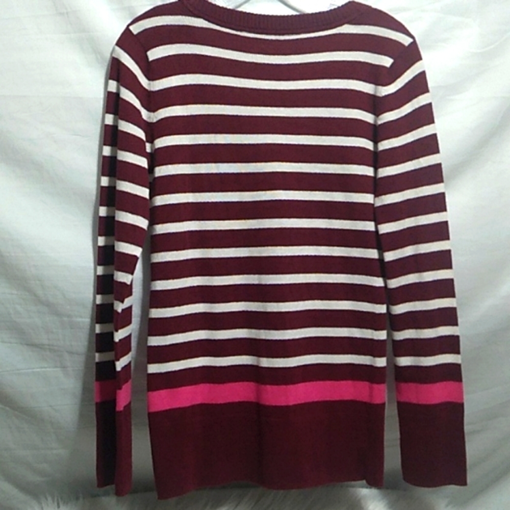 NWT Aeropostale Button Up Striped Sweater Sz.M (A-75) - Picture 6 of 10
